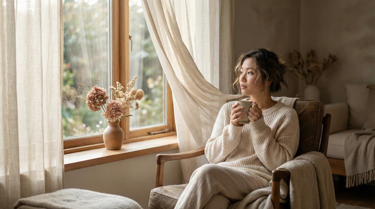 蘑菇视频品牌形象，女性疗愈生活场景，yle567un.cn